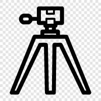 camera, photography, equipment, monopod icon svg