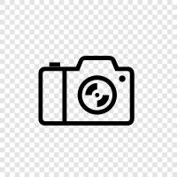 Cameras, Camera equipment, Photography, Cameras for photos icon svg