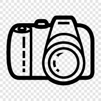 Cameras, Photography, Photography equipment, Cameras for photography icon svg