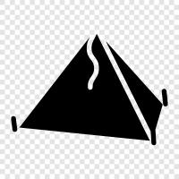 camping, outdoors, tent camping, backpacking icon svg