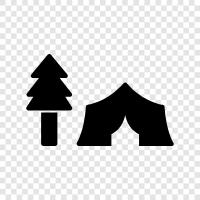 camping, outdoors, camping gear, tent camping icon svg