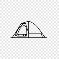 camping, camping gear, backpacking, hiking icon svg