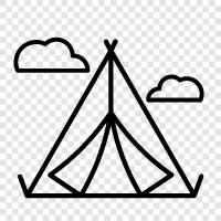 camping, outdoors, travel, recreational icon svg