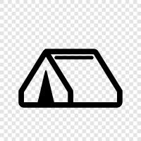 camping, outdoors, shelter, protection icon svg