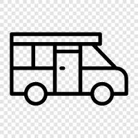 camping, campervan, van, camping vehicle icon svg