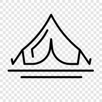 camping, hiking, backpacking, travel icon svg