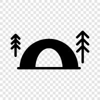 camping, travel, outdoors, shelter icon svg