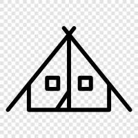 camping, outdoors, shelter, camping gear icon svg