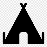 camping, outdoors, travel, camping gear icon svg