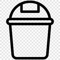 can, container, dump, garbage icon svg