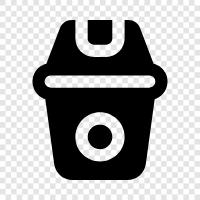 can, garbage, recycling, garbage can icon svg