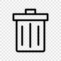 Can, Garbage, Waste, Recycling icon svg