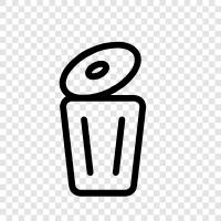 Can, Garbage, Trash, Recycling icon svg