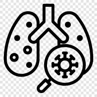 cancer, COPD, asthma, emphysema icon svg