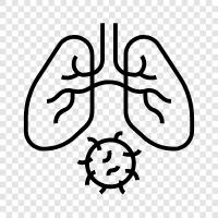 cancer, smoking, lung cancer, COPD icon svg