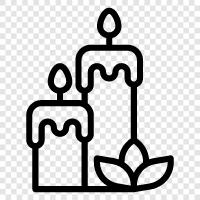 Kerzenmassage, Kerze zum Verkauf, Kerzen Spa symbol