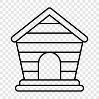 canine, house, pet, doghouse icon svg
