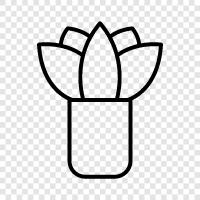 esrar, grow pot, iç pot, hidroponik ikon svg