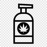cannabis cream, cannabis oil, cannabis cream for skin, cannabis oil for skin icon svg