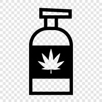 cannabis oil, cannabis cream, cannabis ointment, cannabidiol icon svg