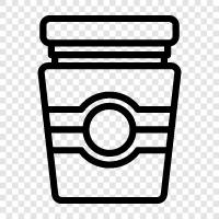 canning, preserving, pickles, jam jar icon svg