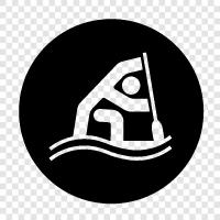 canoe race, sprint canoe, kayak sprint, canoe sprinting icon svg