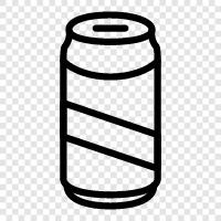 cans, container, food, beverage icon svg