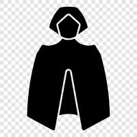 cape, covering, garment, cloak of invisibility icon svg