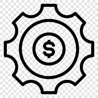 capitalism, finance, banking, investments icon svg