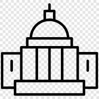 Capitol Building, Capitol Hill, Capitol Square, Capitol South icon svg