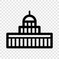 Capitol, Capitol Hill, U.S. Capitol, Washington Monument icon svg