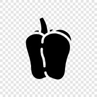 Capsicum annuum, Capsicum baccatum, Capsicum chinense, Capsicum icon svg