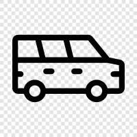 car, transportation, driving, camper icon svg