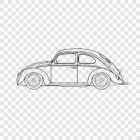 car, bug, convertible, convertible car icon svg