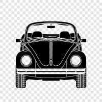 car, bug, cute, fun icon svg