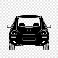 car, convertible, convertible car, Beetle icon svg