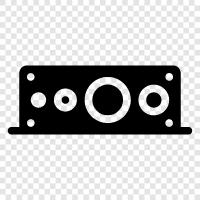 car audio, car stereos, car audio systems, car sound icon svg