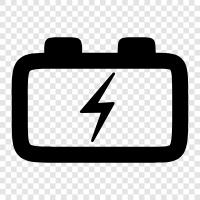 Зарядное устройство для автомобильных батарей, кабели для автомобильных батарей, замена автомобильных батареек, автомобильная батарея Значок svg