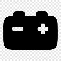 Auto Batterieladegerät, Auto Batterieklemme, Auto Batterie Wartung, Auto Batterie symbol