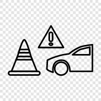 car crash, safe driving, wear your seat, crash prevention icon svg