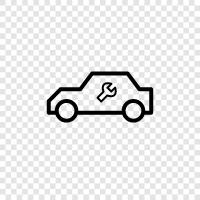 Car dealership, Car mechanic, Car insurance, Car rental icon svg