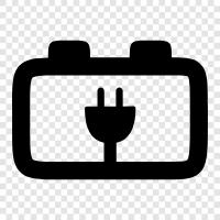car, battery, automotive, car parts vehicle battery icon svg