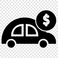 car, financing, car loan rates, car loans icon svg