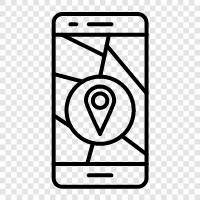 Auto GPS, Telefon GPS, GPSTracking, mobile GPS symbol