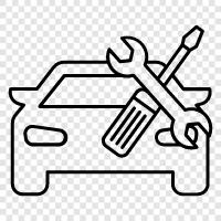 Car Maintenance, Car Repair Services, Car Mechanic, Car Repair Shop icon svg