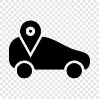 Car Navigation, Car GPS, Car Navigation System, Car GPS System icon svg