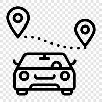 car navigation, smart phone navigation, navigation app, car navigation app icon svg