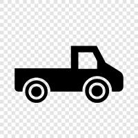 Auto Pickup, Pickup LKW, Abschleppservice, Auto Abschleppen symbol