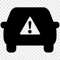 car safety tips, car safety messages, car, car safety warning icon svg