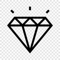 carat, jewelry, ring, colored diamond icon svg